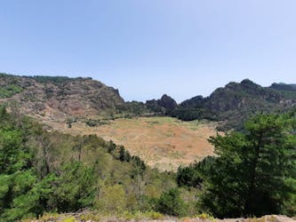 Guided hike from Cova volcano crater to the Green Valley of Paul in Santo Antão